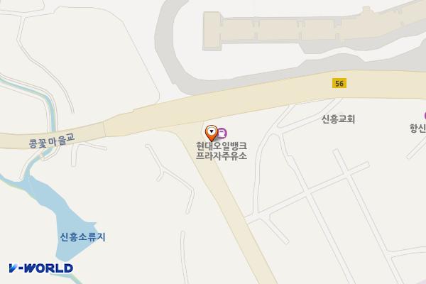 프라자주유소 위치 지도 — 강원특별자치도 속초시 관광로 486