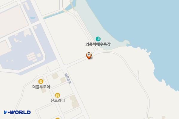 외옹치 해수욕장 위치 지도 — 강원특별자치도 속초시 해오름로 86-1