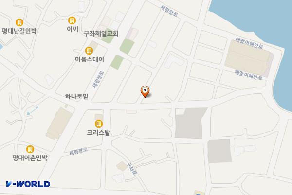 세화리 3647-7, 세화3길 27 위치 지도 — 제주특별자치도 제주시 구좌읍 세화리 3647-7