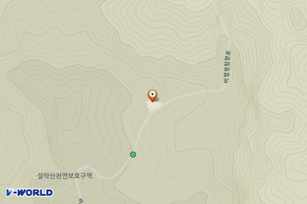 권금성화장실 위치 지도 — 강원특별자치도 속초시 설악산로 1085-1