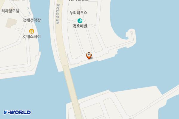 청호동 신수로 위치 지도 — 강원특별자치도 속초시 아바이마을길 2-1