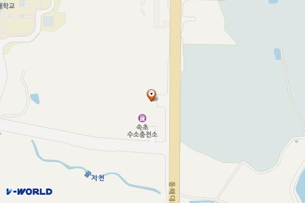 (주)속초개인택시가스충전소 위치 지도 — 강원특별자치도 속초시 동해대로 4521 (장사동)