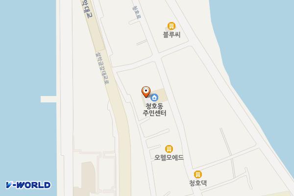 청호동주민센터 위치 지도 — 강원특별자치도 속초시 청호로 93, 청호동주민센터 (청호동)