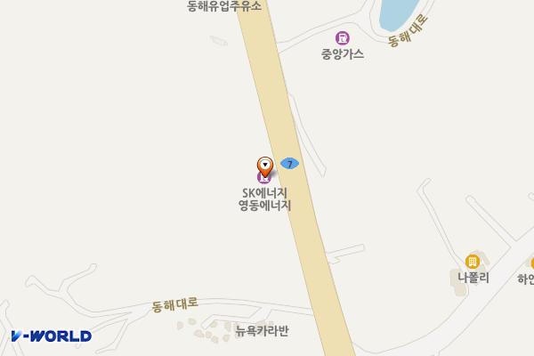 영동에너지충전소 위치 지도 — 강원특별자치도 속초시 동해대로 3859