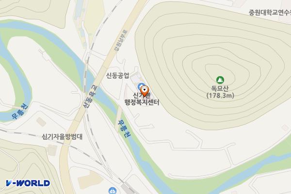 신기면사무소 위치 지도 — 강원특별자치도 삼척시 신기면 신기길 15