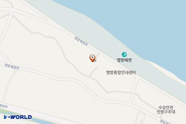 맹방해수욕장A 위치 지도 — 강원특별자치도 삼척시 맹방해변로 228-239