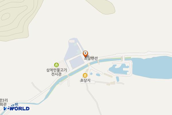 민물고기전시관 위치 지도 — 강원특별자치도 삼척시 근덕면 초당길 234