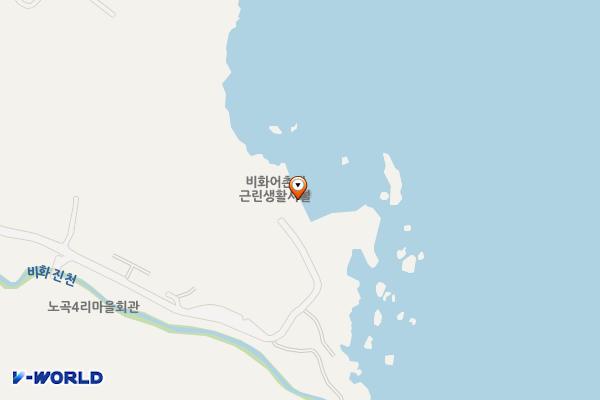 비화황A 위치 지도 — 강원특별자치도 삼척시 원덕읍 비화잔길 177
