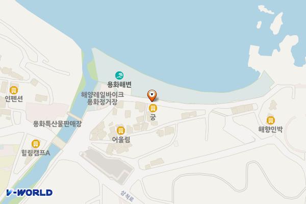 해양레일바이크 용화역 위치 지도 — 강원특별자치도 삼척시 근덕면 용화해변길 2