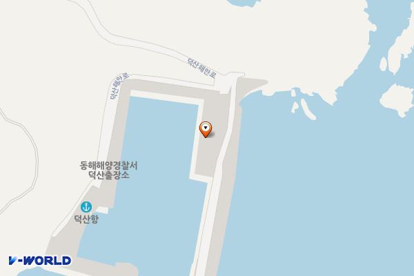 덕산항 위치 지도 — 강원특별자치도 삼척시 근덕면 덕산해안로 200-21