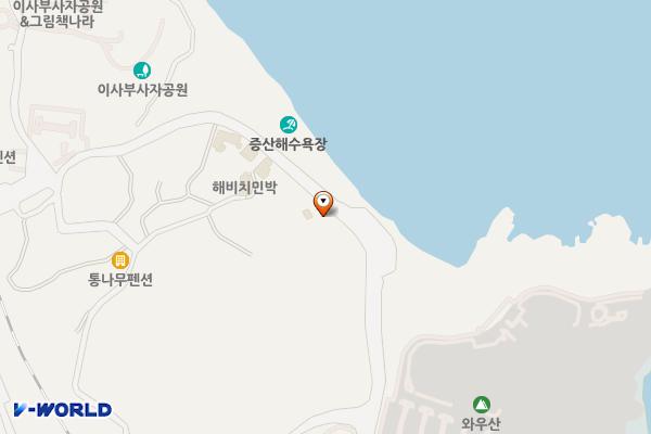 증산 갈매기 화장실 위치 지도 — 강원특별자치도 삼척시 수로인길 390