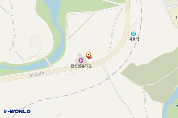 환선굴휴게소 위치 지도 — 강원특별자치도 삼척시 강원남부로 3969