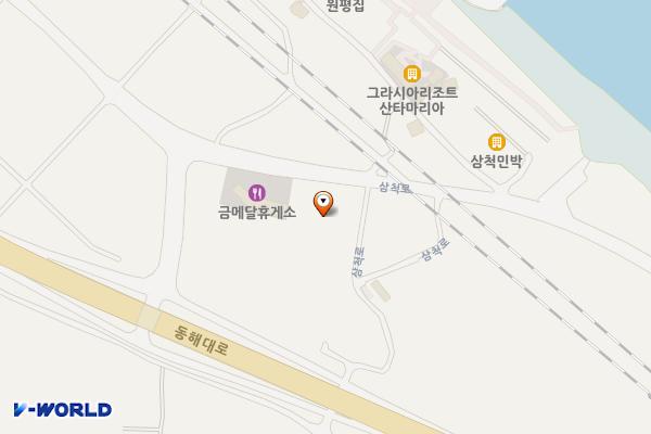금메달주유소 위치 지도 — 강원특별자치도 삼척시 근덕면 삼척로 2771