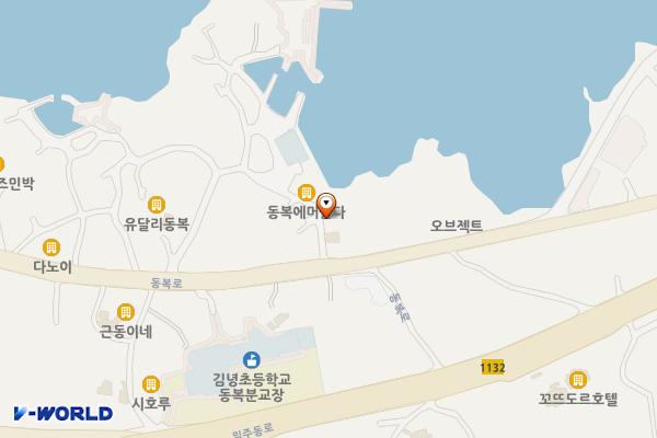 동복리 1572-1 위치 지도 — 제주특별자치도 제주시 구좌읍 동복리 1572-1