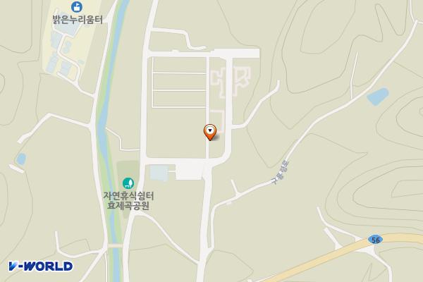 체류형농업지원센터관리동2층 위치 지도 — 강원특별자치도 홍천군 서석면 구룡령로 2733 (검산리)