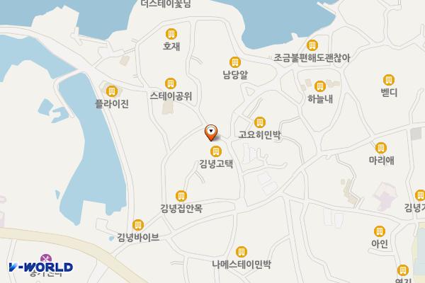 김녕리 3872 위치 지도 — 제주특별자치도 제주시 구좌읍 김녕리 3872