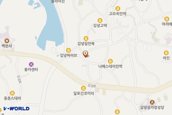 김녕리 3650 위치 지도 — 제주특별자치도 제주시 구좌읍 김녕리 3650