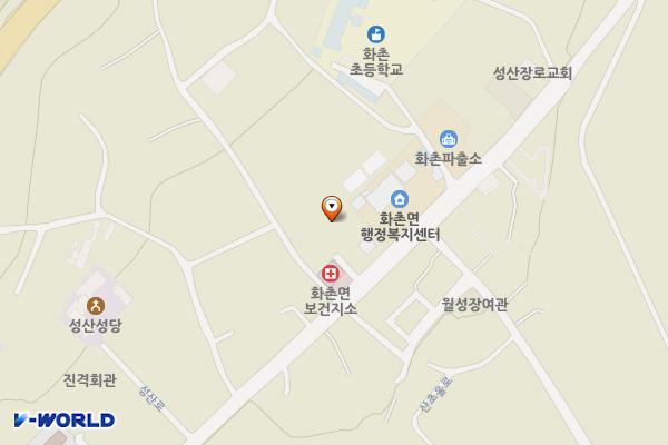 홍천소방서화촌119지역대 위치 지도 — 강원특별자치도 홍천군 화촌면 성산로 137-6