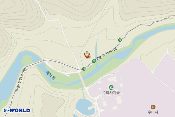 수타사 용담 공중화장실(큰거) 위치 지도 — 강원특별자치도 홍천군 영귀미면 수타사로 461