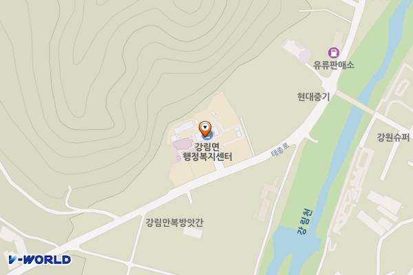 강림면사무소 위치 지도 — 강원특별자치도 횡성군 강림면 강림리1538