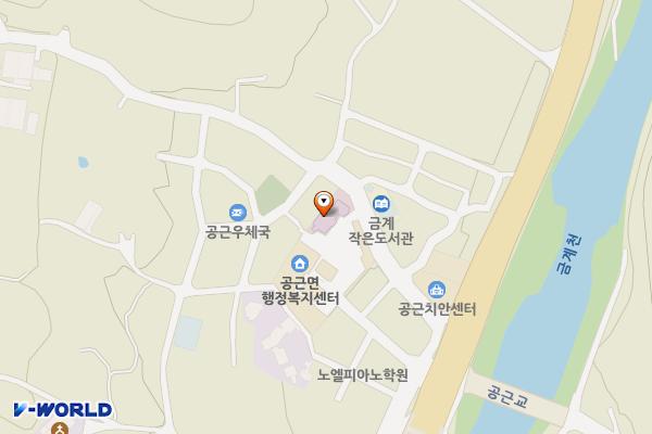 공근 보건지소 위치 지도 — 강원특별자치도 횡성군 공근면 학담시장길 12