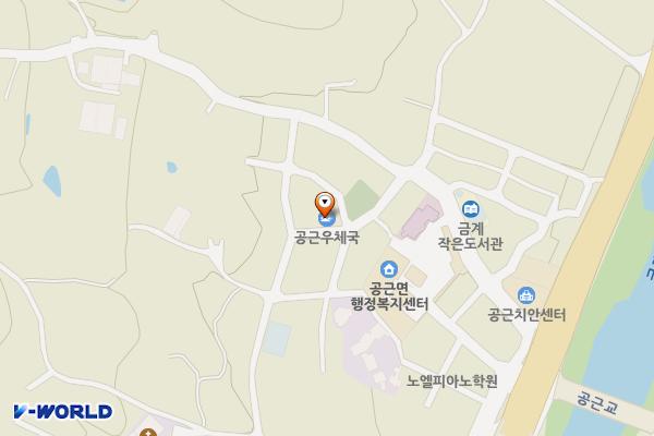공근 우체국 위치 지도 — 강원특별자치도 횡성군 공근면 학담3길 8