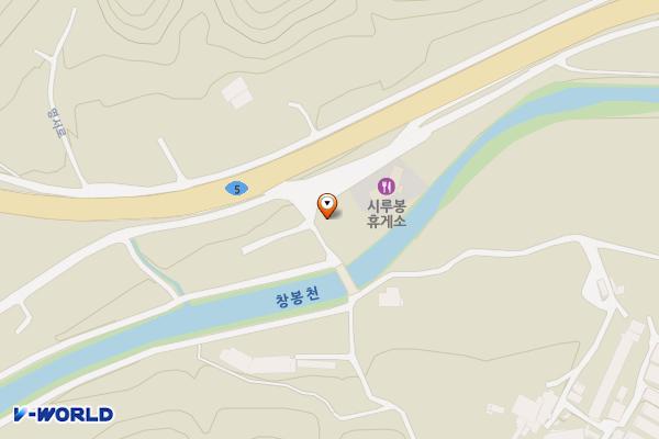 시루봉 주유소 위치 지도 — 강원특별자치도 횡성군 공근면 창봉리668