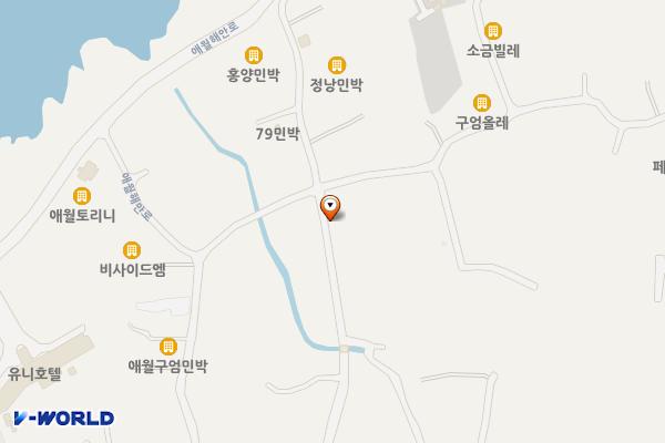 구엄길 70, 구엄리 1136-7 위치 지도 — 제주특별자치도 제주시 애월읍 구엄길 70