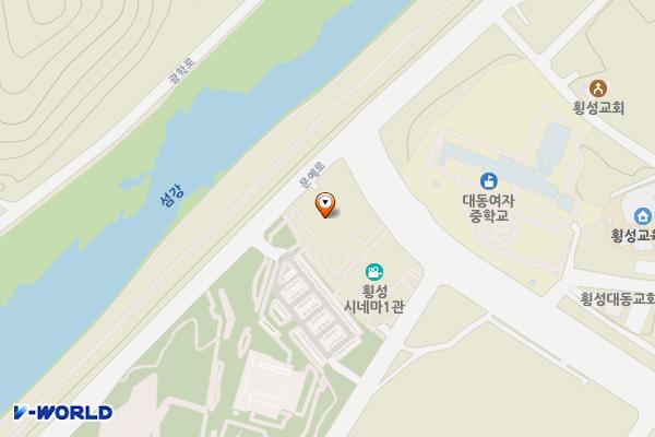 횡성한우체험관 위치 지도 — 강원특별자치도 횡성군 횡성읍 문예로 41