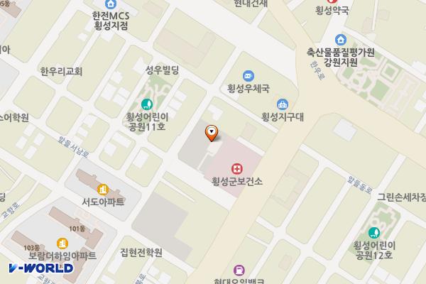 횡성 시외버스 터미널 위치 지도 — 강원특별자치도 횡성군 횡성읍 읍하리419-1