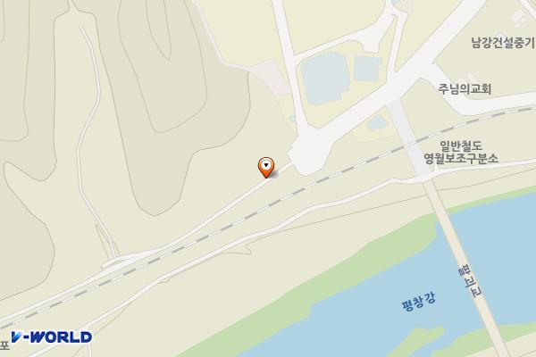 세경대 회전교차로 공중화장실 위치 지도 — 강원특별자치도 영월군 영월읍 하송리 471-13