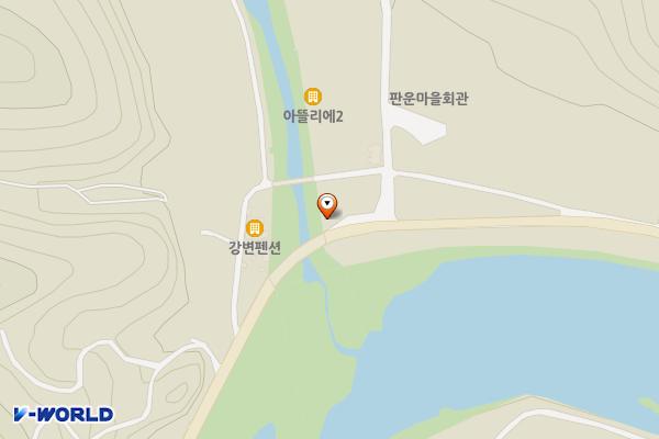 주천면-16(판운쉼터화장실) 위치 지도 — 강원특별자치도 영월군 주천면 송학주천로 2139