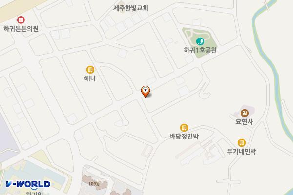 하귀1리 150-1, 하귀7길 45 위치 지도 — 제주특별자치도 제주시 애월읍 하귀1리 150-1