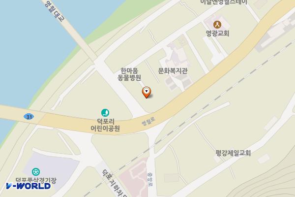덕포5리 화장실 위치 지도 — 강원특별자치도 영월군 영월읍 덕포시장길 8-16