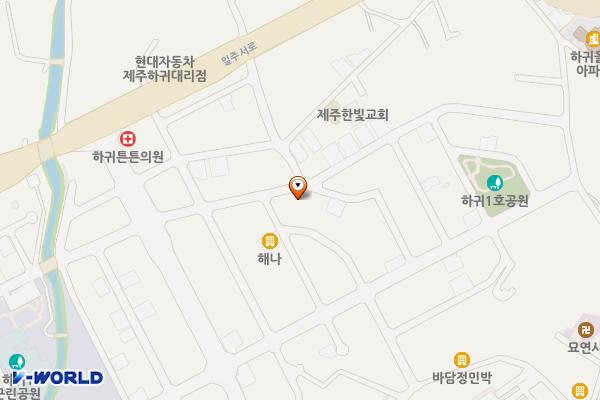 하귀5길 14, 30 위치 지도 — 제주특별자치도 제주시 애월읍 하귀5길 14