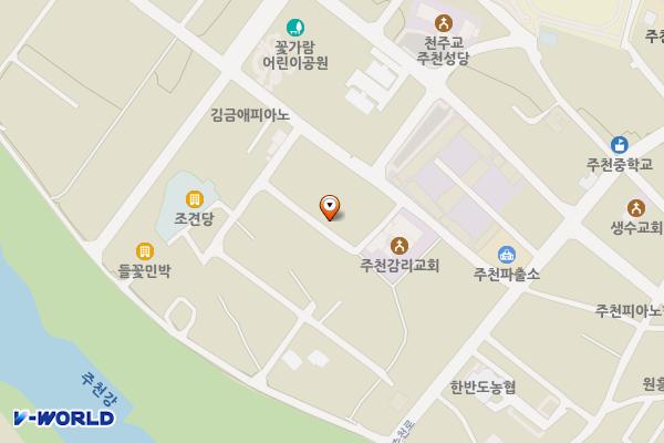 술샘건강복지센터 위치 지도 — 강원특별자치도 영월군 주천면 도천길 17, 술샘건강복지센터