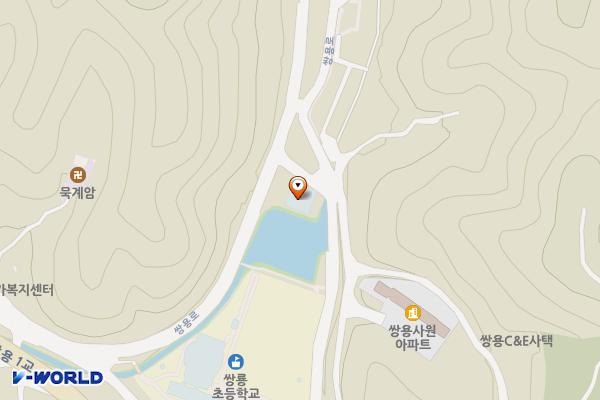 쌍용 전천후 게이트볼장 위치 지도 — 강원특별자치도 영월군 한반도면 쌍용로 52