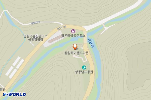 상동개발주민주식회사 위치 지도 — 강원특별자치도 영월군 상동읍 태백산로 3246