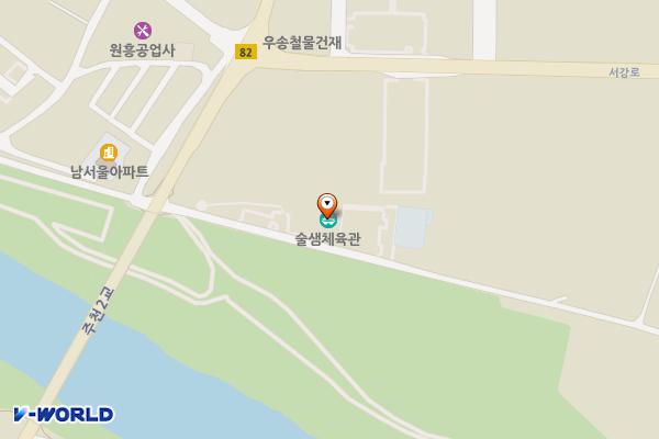 주천공공하수처리장 공중화장실 위치 지도 — 강원특별자치도 영월군 주천면 주천리 890