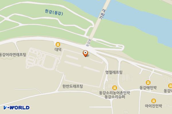 섭새 공중화장실 위치 지도 — 강원특별자치도 영월군 영월읍 동강로 836 (삼옥리)