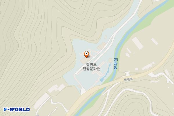 강원도탄광문화촌 위치 지도 — 강원특별자치도 영월군 북면 밤재로 351