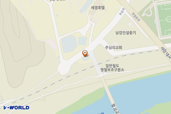 세경대학교 제2강의동 화장실 위치 지도 — 강원특별자치도 영월군 영월읍 하송로 197, 세경대학