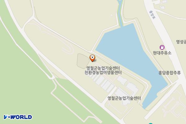 농업기술센터 위치 지도 — 강원특별자치도 영월군 영월읍 덕포우회길 329