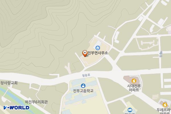 진부청소년문화의집 위치 지도 — 강원특별자치도 평창군 진부면 석두산2길 7