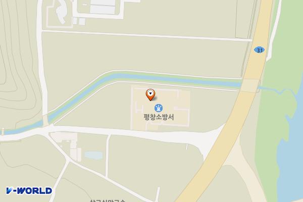 평창소방서 위치 지도 — 강원특별자치도 평창군 평창읍 살구실길 10