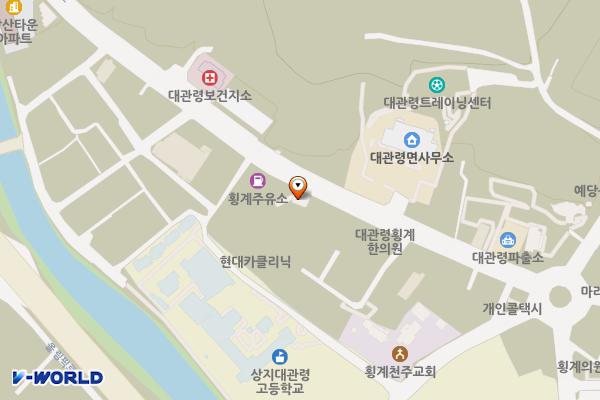 횡계시외버스터미널 위치 지도 — 강원특별자치도 평창군 대관령면 대관령로 78
