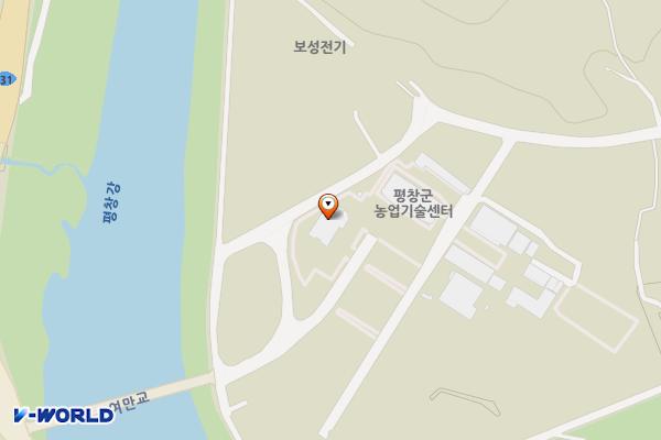 농업인교육관 화장실 위치 지도 — 강원특별자치도 평창군 여만길 40