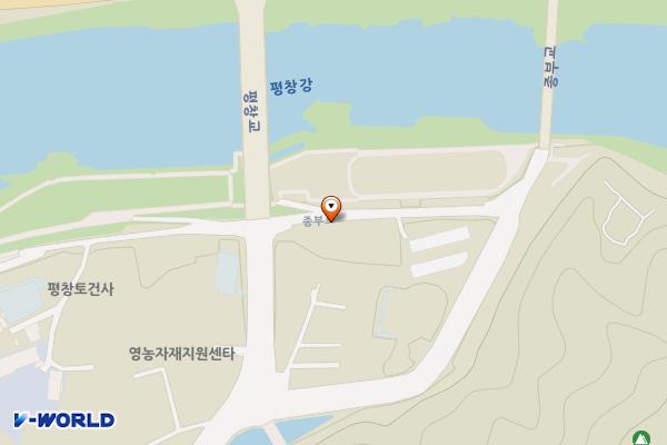 종부둔치화장실(백일홍화장실) 위치 지도 — 강원특별자치도 평창군 평창읍 종부로 21-8