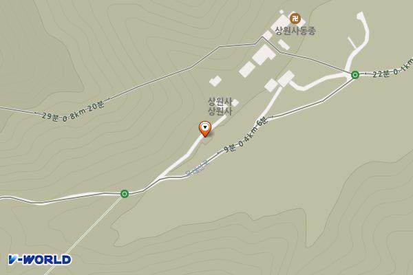 상원여성전용화장실2 위치 지도 — 강원특별자치도 평창군 진부면 오대산로 1211-16