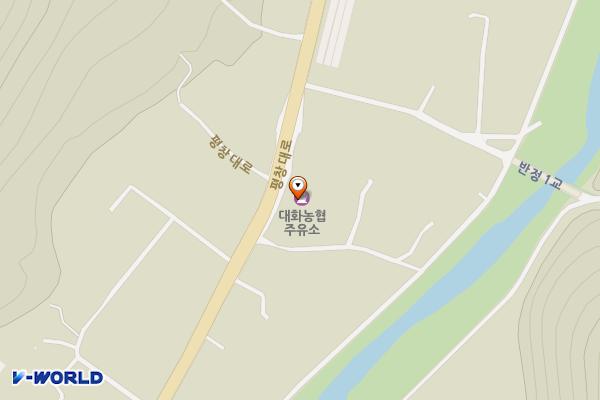 대화농협주유소 위치 지도 — 강원특별자치도 평창군 대화면 평창대로 572